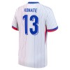 Camisola França Konate 13 Homen Equipamento 2ª Euro 2024